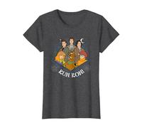 Scooby Natural Group Ruh Roh T-Shirt, Femme, Chiné Foncé, M
