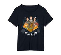 Scooby Natural Group Ruh Roh T-Shirt, Femme Grandes Tailles, Noir, 6X