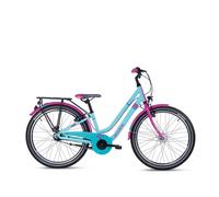 S'COOL chiX twin 24 pouces 7 vitesses Nexus Ocean/Pink | Vélo enfant | Vélo jeune | 24 pouces | Vélo léger | 7 vitesses