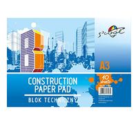 S'cool D.RECT | S'COOL Bloc à dessin A3 | 160 g/m² | 10 de Feuilles Dessin Blanc | Grand Cahier Dessin | Qualité-Prix Incroyable vu