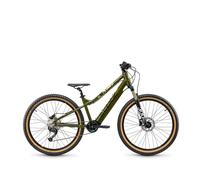 S'COOL e-troX race 26 pouces 9 vitesses Alivio Olive/Beige | Vélo enfant | Vélo jeune | 26 pouces | VTT | Vélo électrique enfant | Vélo électrique| 9 vitesses