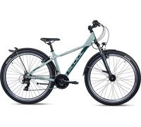 S'COOL troX EVO 27,5 pouces 21-vitesse Pastel Green/Dark | Vélo enfant | Vélo jeune | 27,5 pouces | VTT | Hauteur de cadre 45 | 21 vitesses