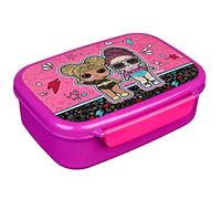 Scooli Boîte à déjeuner pour enfant avec insert amovible - LOL Surprise - Boîte à goûter pour la maternelle - Boîte à goûter pour l'école - En plastique sans BPA - Boîte à sandwich - Boîte à déjeuner