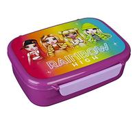 Scooli Boîte à déjeuner pour enfant avec insert amovible - Rainbow High - Boîte à goûter pour la maternelle - Boîte à sandwich pour l'école - En plastique sans BPA - Boîte à sandwich - Boîte à