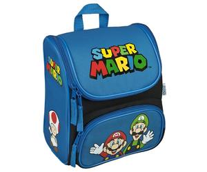 Scooli - CUTIE Cartable Super Mario - Compartiment principal et poche frontale - Bretelles et dos rembourrés - Idéal pour les enfants à partir de 3 ans