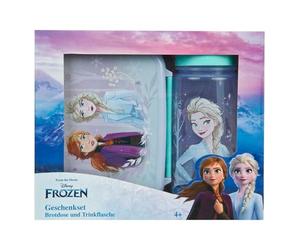 Scooli - Disney Frozen Set de Vaisselle pour Enfants - Set composé d'une boîte à Pain et d'une Gourde - pour Enfants à partir de 4 Ans - en Plastique - sans BPA