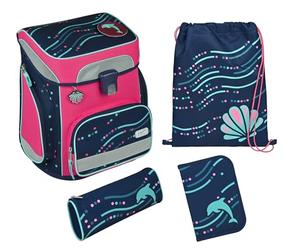 Scooli,EasyFit Glow Edition Set - DIN, DIGB8225, Dotty Dolphin, Kid