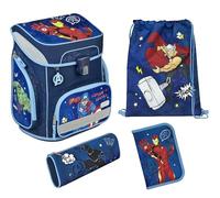 Scooli,EasyFit Schulranzen Set, 5tlg., AVHA8255, Avengers, Kid