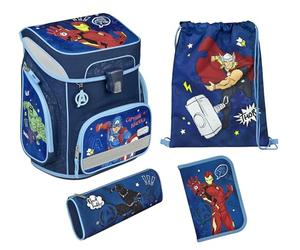 Scooli,EasyFit Schulranzen Set, 5tlg., AVHA8255, Avengers, Kid