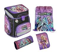 Scooli,EasyFit Schulranzen Set, 5tlg., MHDC8255, Monster High, Kid