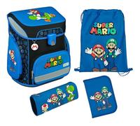 Scooli,EasyFit Schulranzen Set, 5tlg., SUND8255, Super Mario, Kid