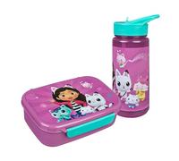 Scooli - Gabby's Dollhouse Set de Vaisselle pour Enfants - Set composé d'une boîte à Pain et d'une Gourde - pour Enfants à partir de 4 Ans - en Plastique - sans BPA