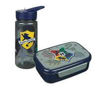 Scooli - Harry Potter Set Cadeau Vaisselle pour Enfants - Set composé d'une boîte à Pain et d'une Gourde - idéal pour l'école ou Le Jardin d'enfants - à partir de 4 Ans - en Plastique - sans BPA