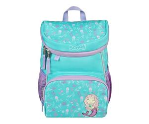 Scooli Mini-Me Nursery Backpack - Ergonomic Backpack for Children, with Removable Chest Strap, 8 L, for Girls and Boys (Mary Mermaid), light blue, S”