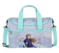Scooli - Sac de Sport Disney Frozen pour Enfants - Compartiment Principal spacieux - Bandoulière Ajustable - Design Anna&Elsa - Robuste