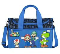 Scooli - Sac de Sport Super Mario pour Enfants - 23 x 35 x 16 cm - Compartiment Principal spacieux - bandoulière réglable - Accessoires pour l'école - Sac à bandoulière