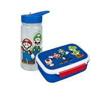 Scooli Set boîte à goûter et gourde – Super Mario