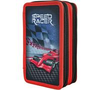 Scooli Triple Trousse À Crayons Speed Racer, 30 Pièces