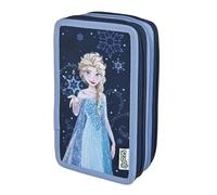 Scooli - Tripledecker Frozen - Trousse Scolaire à Trois Compartiments garnie de Crayons et Accessoires de Haute qualité - idéale pour l’école, Les Loisirs et Les déplacements - à partir de 6 Ans