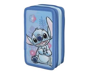 Scooli - Tripledecker Stitch - Mallette d’étudiant remplie de stylos et d’Accessoires de Haute qualité - Idéal pour l’école, Les Loisirs et Les déplacements - à partir de 6 Ans