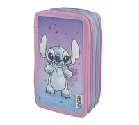 Scooli - Tripledecker Stitch - Trousse Scolaire à Trois Compartiments garnie de Crayons et Accessoires de Haute qualité - idéale pour l’école, Les Loisirs et Les déplacements - à partir de 6 Ans