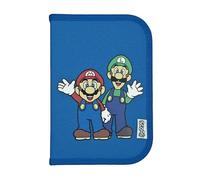 Scooli - Trousse d’étudiant remplie Super Mario - Trousse à Crayons avec des stylos et des Accessoires de Haute qualité - idéale pour l’école, Les Loisirs et Les déplacements - à partir de 6 Ans