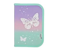 Scooli - Trousse d'écolier Butterfly Wishes remplie - Trousse complète avec des stylos de qualité et Plus - Trousse Scolaire Tout-en-Un - Pratique pour l'école - pour Les Filles à partir de 6 Ans