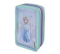 Scooli - Trousse d'écolier Tripledecker Frozen - Grande Trousse d'écolier avec des Crayons de Haute qualité - Pratique et Fonctionnelle - à partir de 6 Ans