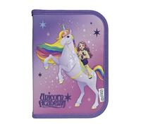 Scooli - Trousse Scolaire garnie Unicorn Academy - Trousse avec Crayons et Accessoires de Haute qualité - idéale pour l’école, Les Loisirs et Les déplacements - à partir de 6 Ans