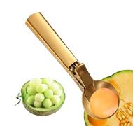 Scoop À Glace, Scoop À Boule Pour Pastèque En Acier Inoxydable, Cuillère Portionneuse, Pour Dessert Buffet Fête Cuisine Maison Pâte Fruit Popcorn Pastèque