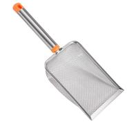 Scoop de litière de Chat 2 mm Scoop de litière en Mailles Fins 11x6x2 Pouces Grand Cat Scooper Easy Wash Metal Metal Cat Scoop avec Trou de Suspension pour Les propriétaires de Chats