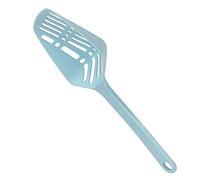 Scoop de Litière de Chat, Litière Scooper Pooper Scooper Plastic Litter Sifter Scoop Large Cat Litter Nettoying Tovel Tool with Back Hook Pet Supplies for Cats, 13.4x4.7in (Blue)