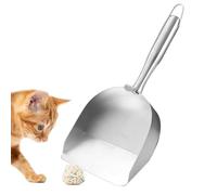 Scoop de litière de Chat, Scoop de litière,Litter de Chat en Acier Inoxydable Cat - Poignée Ergonomique, Camion Creux pour Sable de Merde, Fournitures pour Animaux de Compagnie pour Chaton Chiot