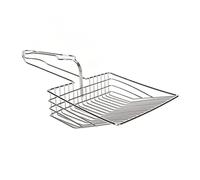 Scoop de Litière pour Chats, Bac à Litière en Acier Inoxydable Scooper pour pour de Botte de Travail (Base de Pelle à litière pour Chat de 1 cm / 0,4)