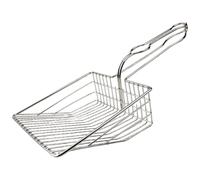 Scoop de litière pour Chats Scoop de litière Fer et Robuste avec Manche Ergonomique Easy Wash Hollow-Out Poop Scooper pour la Maison, Scoops