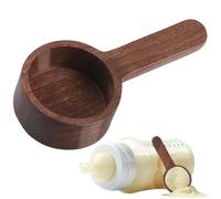 Scoop De Mesure En Bois - Cuillère À Café En Noyer, Cuillère En Bois Artisanale Poignée Longue Pour Grains De Café Moulé Épice Sucre À Thé | Accessoire De Barmans Pour La Maison Dans Stil