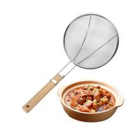 Scoop Fryer - Spoop en acier inoxydable Spoon, Scoop Fry Fry Fry à longue poignée | Conception résistante à la chaleur, parfaite pour la friture des frites des ailes, outil de vidange d'huile, ustensi