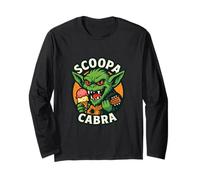 Scoopa Cabra Crème-Glace Humour Monstre Cryptide Manche Longue