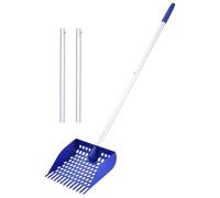 Scooper De Caca De Poulet, Conception En D Légère, 24,5x22x6cm, Tête De Pelle En Acier Inoxydable, Scoop De Litière De Poulet Avec Poignée, Facile À Utiliser Et À Nettoyer, Pour Le Nettoyage Des Déche