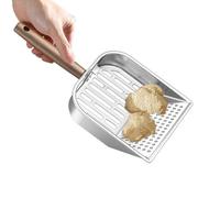 Scooper de merde de chat | Pelle à crottes de chat avec manche en bois - Lève-litière antiadhésive pour , pour appartement, salon, vétérinaire, intérieur, extérieur, dortoir, maison multi-animau