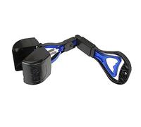 Scooper Pooper, Scooper des Déchets de Chien Pliant Caca Chien Portable avec une Galet Pooper à Longue Poignée pour Grands Petits Moyens pour les Extérieur, Pelouses, Herbe, saleté, Gravier (BLUE)