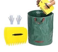 Scoops And Claws, Ergonomic Large Grip Grabbers For Garden, Debris and Yard Waste Removal with Trash Bag for , Grass, Clippings