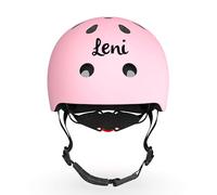 Scoot and Ride Casque M-L Rose - réglable avec lumière de sécurité LED - dès 2 Ans - personnalisé avec nom