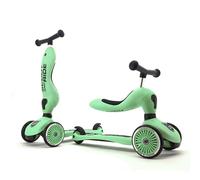 Scoot and Ride Highway Kick 1-Scoot & Ride 2 en 1 Kickboard avec siège , Vert (kiwi), 57.5 x 17.5 x 26.5 cm