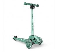 Scoot and Ride Highwaykick 3S Forest - Pliable & réglable en Hauteur - Roues LED - pour Enfants dès 3 Ans - personnalisé avec prénom