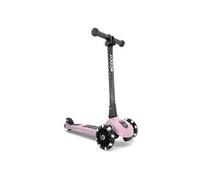 scoot and ride highwaykick trottinette 3 roues led rose