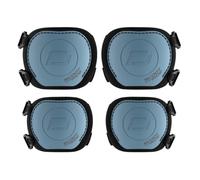 Scoot & Ride Ensemble de Protection - Genouillères et coudières réglables, Design léger et Durable, Tissu Respirant pour Enfants Actifs - Acier