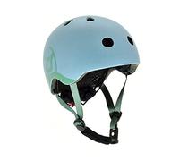 Scoot & Ride SR-Casque XS-Bleu Acier vélo Mixte, 45 BIS 51cm