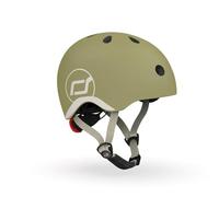 Scoot & Ride – Casque Vert et Beige – TU