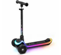 Scooter à trois roues pour enfants Cariboo® LEDstar, noir